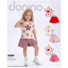 DONINO 40901  ÇİÇEK SÜZİNELİ 2Lİ TAKIM 2-5 YAŞ