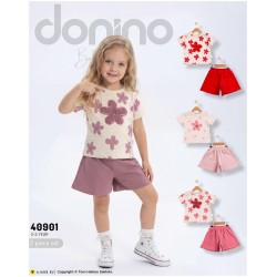 DONINO 40901  ÇİÇEK SÜZİNELİ 2Lİ TAKIM 2-5 YAŞ