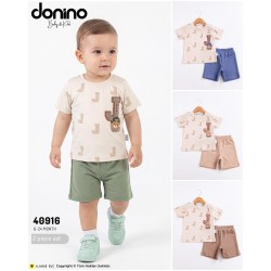 DONINO 40916 J BEAR NAKIŞ 2LI TAKIM ERKEK YAZ