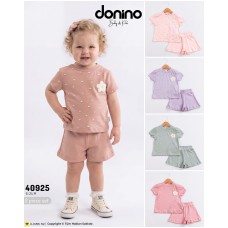 DONINO 40925 PAPATYA SÜZENE KIZ TAKIM YAZ 6-24 AY