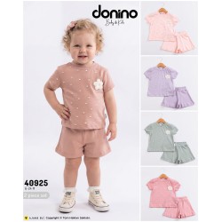 DONINO 40925 PAPATYA SÜZENE KIZ TAKIM YAZ 6-24 AY