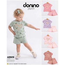 DONINO 40929 KALP SÜZENE 2LI KIZ TAKIM 6-24 AY YAZ