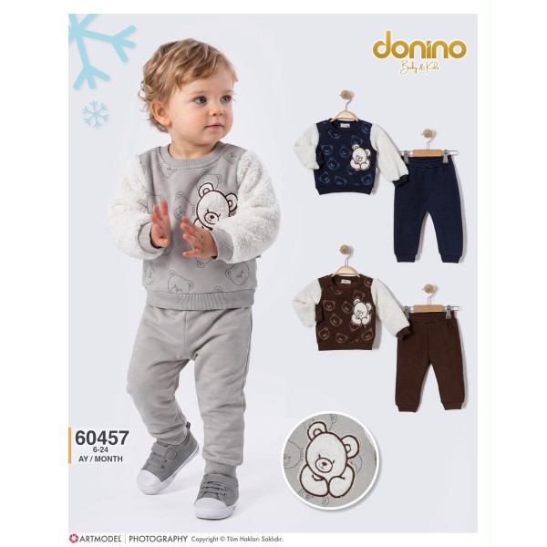 DONINO 60457 PELUŞ AYI ERKEK ÜÇIP TAKIM