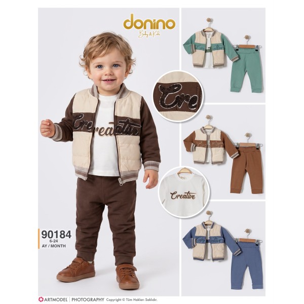 DONINO 90184 CREATIVE MONT 3LÜ ERKEK TAKIM