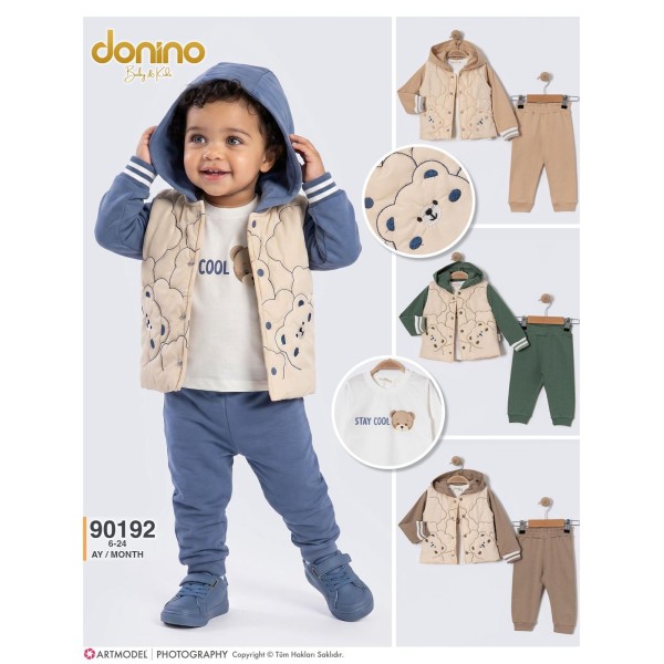 DONINO 90192 AYICIKLI MONT 3LÜ TAKIM