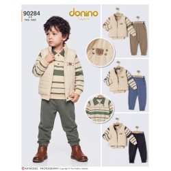 DONINO 90284  SÜZINELI MIKRO YELEK 3LÜ TK
