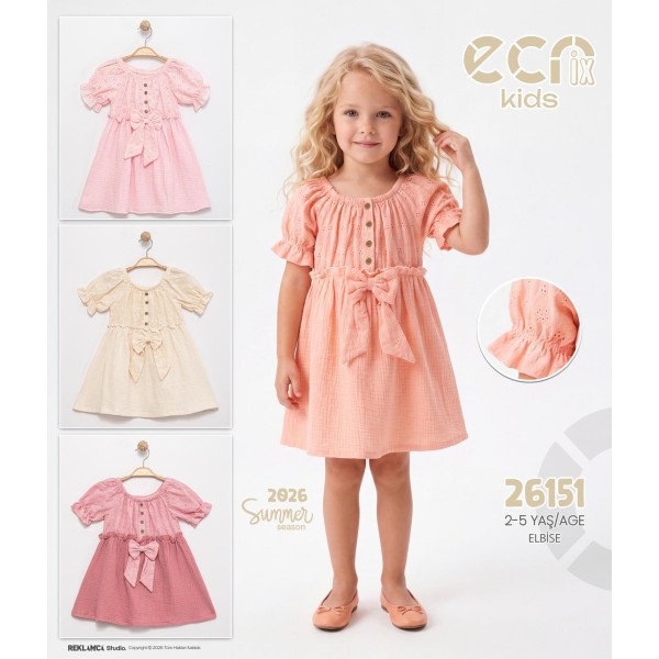 ECRIX 26151 MÜSLIN ELBISE