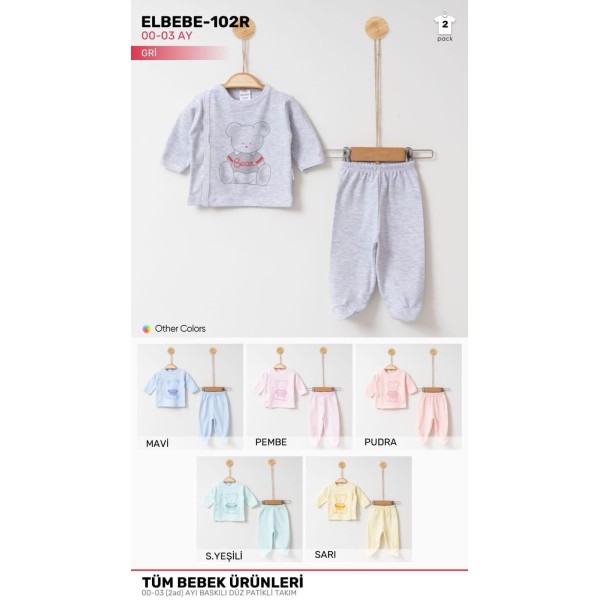 ELBEBEK 102 PATIKLI PIJAMA TK