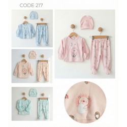 ELBEBEK 217 ŞAPKALI PATIKLI ELDIVENLI  TK