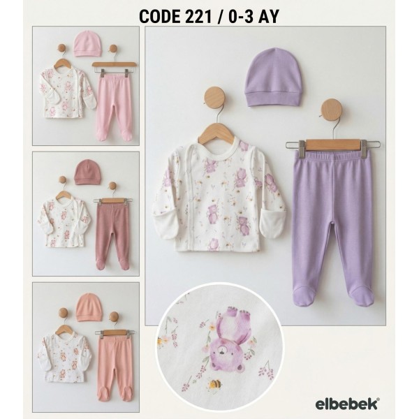 ELBEBEK 221 ELDIVENLI ŞAPKALI TK