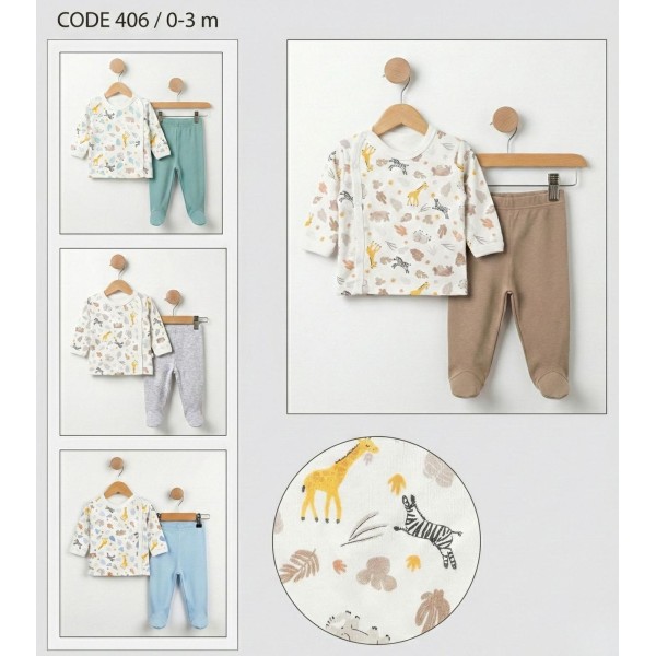 ELBEBEK 406 PATIKLI PIJAMA TK