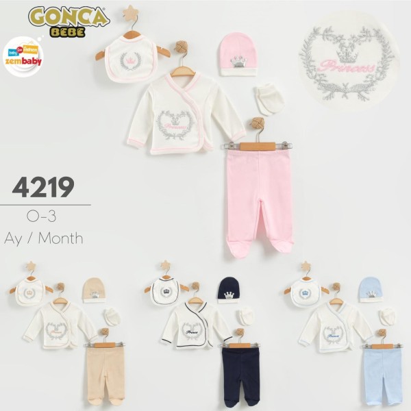 GONCA ZEM 4219 TAÇLI BEŞLI ZIBIN