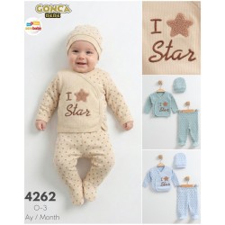 GONCA ZEM 4262 STAR ÜÇLÜ ZIBIN TAKIMI