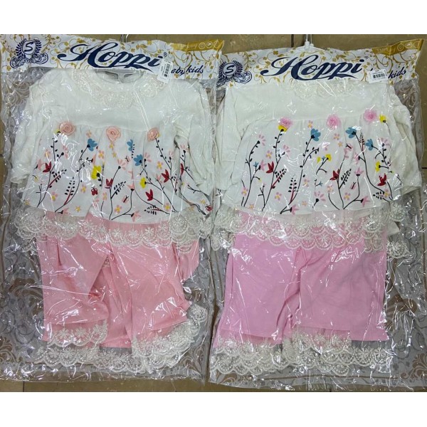 HOPPI 3058 GÜLLÜ PENYE KIZ TAKIM