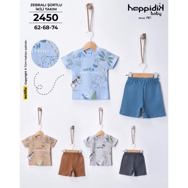 HOPPIDIK 2450 ZEBRA ŞORTLU ERKEK TKM