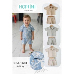 HOPTINI 1601 MÜSLIN GÖMLEK ŞORT TAKIM