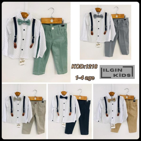 ILGIN 1208 GÖMLEK ASKILI ERKEK TAKIM 1234 YAŞ