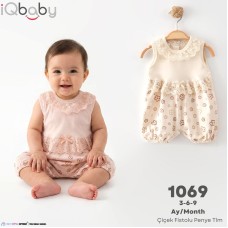 IQBABY 1069 ÇIÇEK FISTOLU KIZ TULUM YAZ