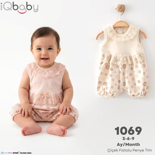 IQBABY 1069 ÇIÇEK FISTOLU KIZ TULUM YAZ