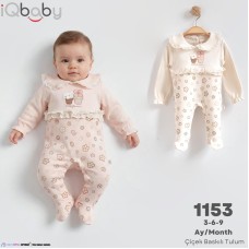 IQBABY 1153 FISTOLU ÇIÇEKLI TULUM