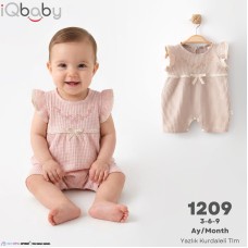 IQBABY 1209 KURDELALI WAFFLE KIZ TULUM YAZ