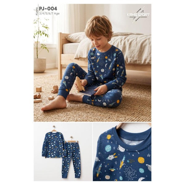 KARAMSA PJ004 SPACE ERKEK PIJAMA