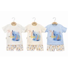 LUMINOSO 5002 YELKEN ERKEK KISA TAKIM YAZ