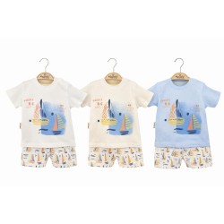 LUMINOSO 5002 YELKEN ERKEK KISA TAKIM YAZ