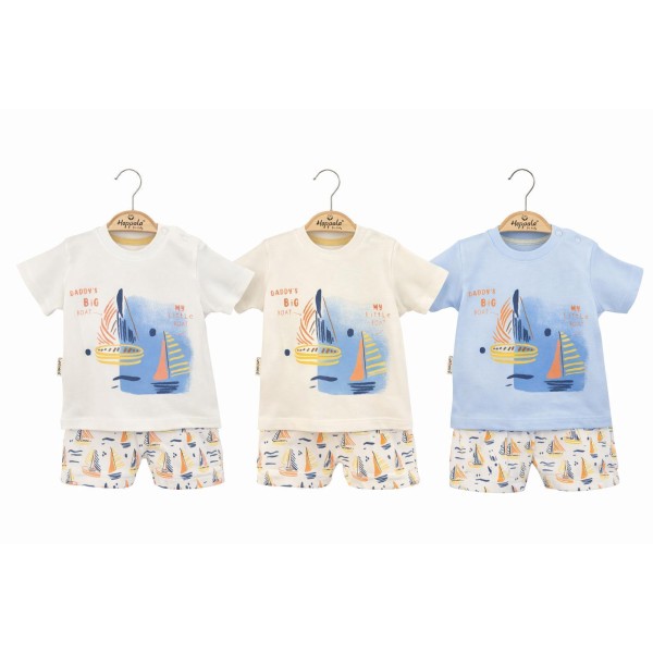 LUMINOSO 5002 YELKEN ERKEK KISA TAKIM YAZ