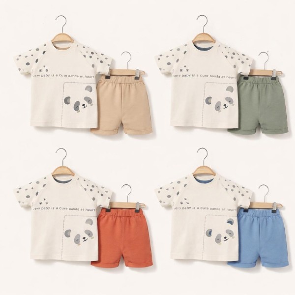 LUMINOSO 5007 PANDA ERKEK KISA TAKIM YAZ