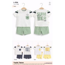 LUMINOSO 5106 SUMMER ERKEK KISA TAKIM YAZ