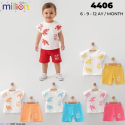 MILLION 4406 KAPLUMBAĞA KIZ 2LI TAKIM YAZ