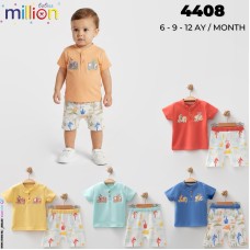 MILLION 4408 JUNGLE NAKIŞ 2LI ERKEK TAKIM YAZ