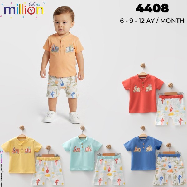 MILLION 4408 JUNGLE NAKIŞ 2LI ERKEK TAKIM YAZ