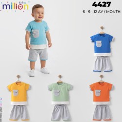 MILLION 4427 CEPLI ŞORTLU TAKIM