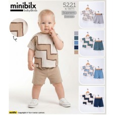 MINIBILX 5221 YAZLIK ŞORTLU TK 6-12-18-24 AY
