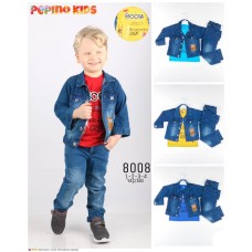 PEPİNO 8008 KOT ÜÇLÜ TKM 1-2-3-4 YAŞ