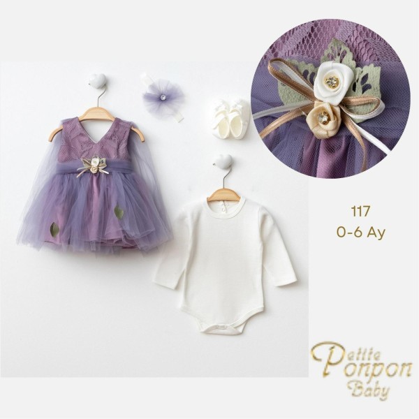 PONPON 117 KUTU MEVLÜTLÜK KIZ ELBİSE