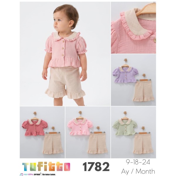 TUFITTO 1782 YAKALI MÜSLIN TK