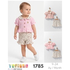 TUFITTO 1785 MÜSLİN LEOPAR KIZ TAKIM