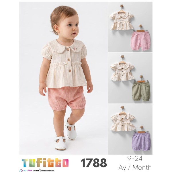 TUFITTO 1788 YAKALI MÜSLIN LIZ TK