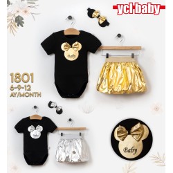 YCL 1801 LAME BODY FIYONK KIZ TAKIM
