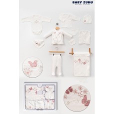 ZUHU 10LU ÇIÇEK KELEBEK NAKIŞLI ZIBIN