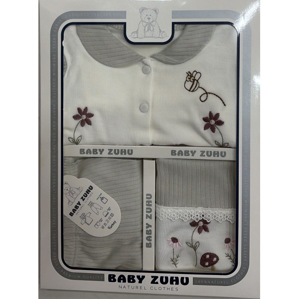 ZUHU 2026 5LI RAPORLU ÇIÇEKLI ZIBIN