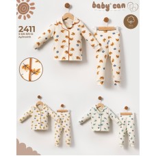 BABYCAN 2411 YAPRAK YAKALI PIJAMA