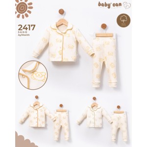BABYCAN 2417 AYICIK YAKALI PIJAMA