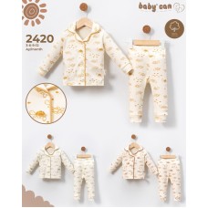 BABYCAN 2420 KAPLUMBAĞA YAKALI PIJAMA