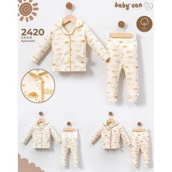 BABYCAN 2420 KAPLUMBAĞA YAKALI PIJAMA