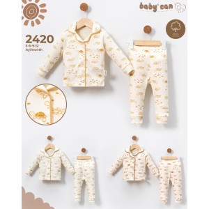 BABYCAN 2420 KAPLUMBAĞA YAKALI PIJAMA