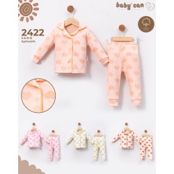 BABYCAN 2422 KALPLI YAKALI PIJAMA KIZ